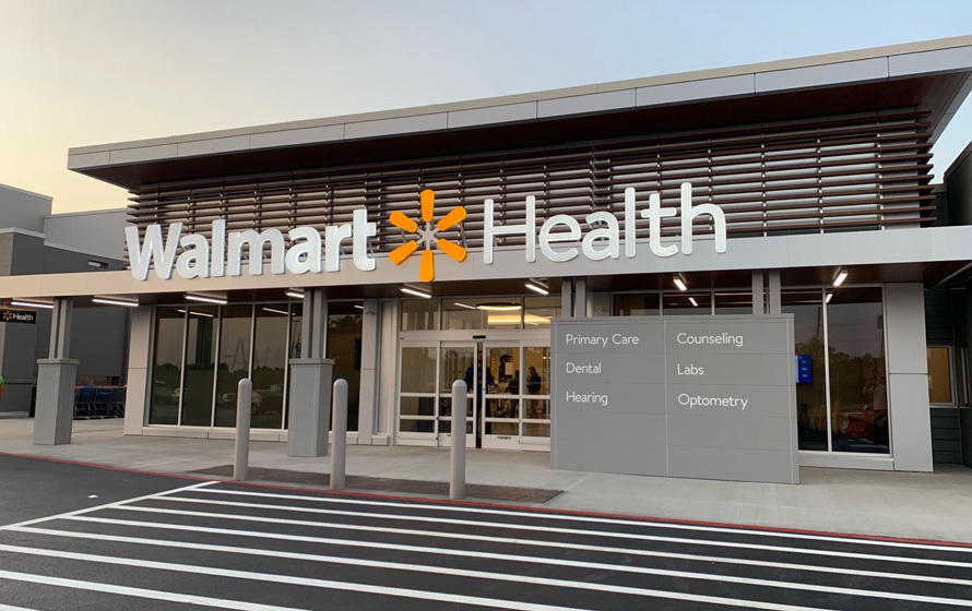 Retail 1 Walmart Health as Example of Retail Construction Services