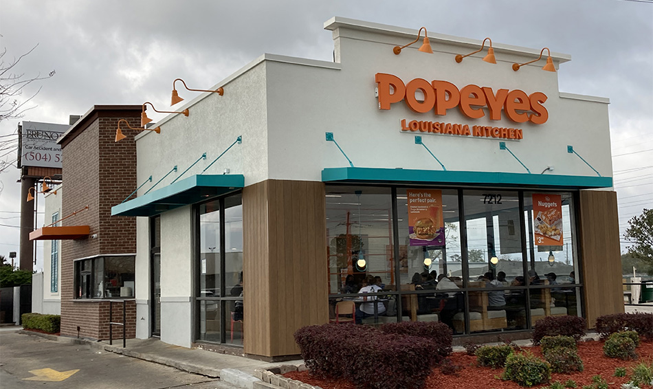 Market sector 5 Popeyes Example of Retail Construction Services