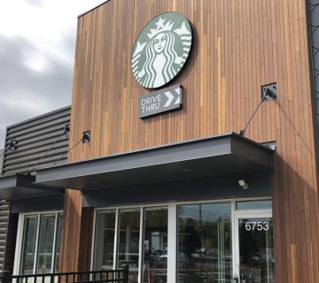 Market Sector 5 Starbucks Example of Retail Construction Services